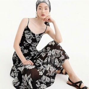 NWT J. Crew Mercantile Tiered Chiffon Maxi Dress